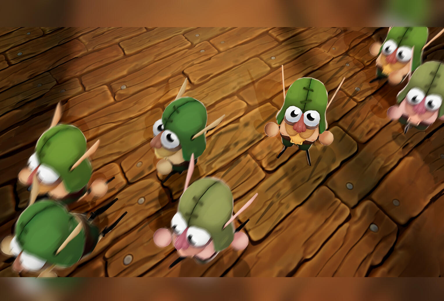 Low-poly Hand-painted Game-ready Character for GameJam game