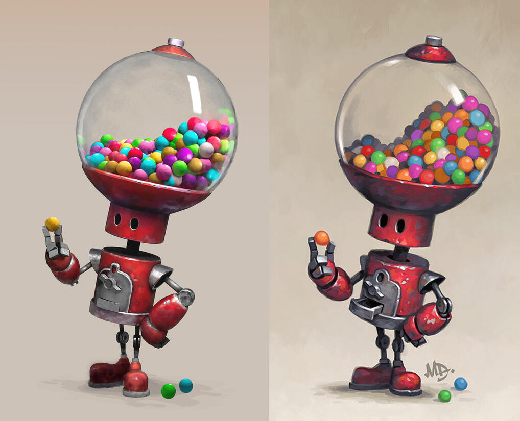 Comparison with original work by Matt Dixon